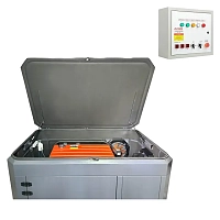 Бензиновый генератор A-iPower A17000EAX в тихом зимнем кожухе 1600 RAL 7024 + блок автозапуска A-iPower 230В/400В 100А 8 ПИН