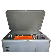 Бензиновый генератор A-iPower A17000TEAX в тихом зимнем кожухе 1600 RAL 7024 + блок автозапуска A-iPower 230В/400В 100А 8 ПИН