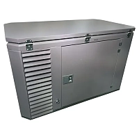 Бензиновый генератор FUBAG BS 14000 A ES в супертихом зимнем кожухе 1700SS RAL 7024