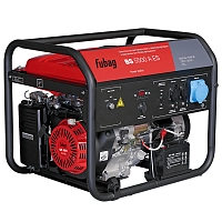 Бензиновый генератор FUBAG BS 5500 A ES в супертихом зимнем кожухе 1400SS RAL 8019