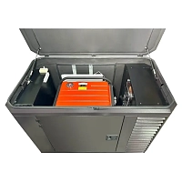 Бензиновый генератор A-iPower A13000EAX в супертихом зимнем кожухе 1700SS RAL 8019 + блок автозапуска A-iPower 230В/400В 100А 8 ПИН