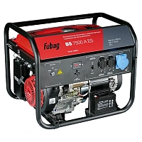 Бензиновый генератор FUBAG BS 7500 A ES в супертихом зимнем кожухе 1400SS RAL 7024