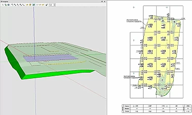 Расчет объемов земляных масс