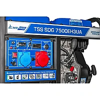 Дизельный генератор TSS SDG 7500EH3UA