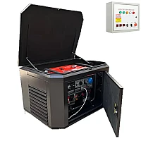 Генератор A-iPower A9000EAX в супертихом зимнем кожухе 1400SS RAL 8019 + блок автозапуска A-iPower 230В/400В 100А 8 ПИН