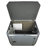 Бензиновый генератор FUBAG BS 6600 A ES в тихом зимнем кожухе 1200 RAL 7024