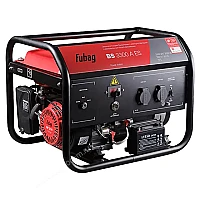 Бензиновый генератор FUBAG BS 3300 A ES в тихом зимнем кожухе 1200 RAL 7035