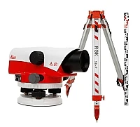 Комплект оптический нивелир Leica NA 720 штатив рейка - 3 в 1 с поверкой